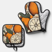 Postkarte Ofenhandschuh & Topflappen-Set (Vorderseite/Rückseite)