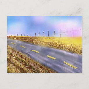 Postkarte "Offene Straße"
