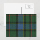 Postkarte Ogilvie Junting Alcient Tartan (Vorne/Hinten)