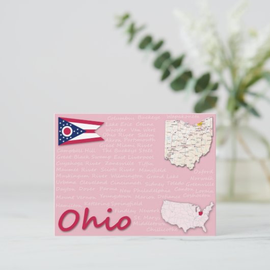 Postkarte "Ohio" (Stehend Vorderseite)