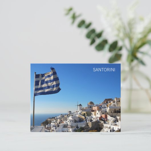 Postkarte Oia, Santorini (Stehend Vorderseite)