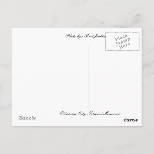 Postkarte Oklahoma (Rückseite)