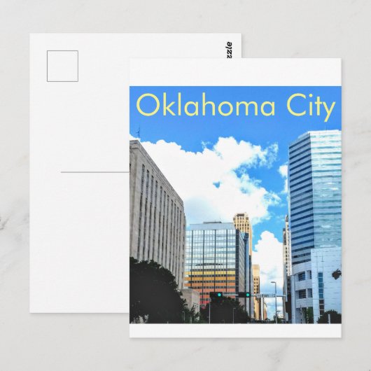 Postkarte Oklahoma City (Vorne/Hinten)