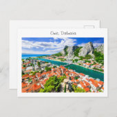 Postkarte Omis Dalmatien (Vorne/Hinten)