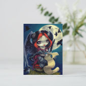 Postkarte "Once Upon a Midnight Dreary" (Stehend Vorderseite)