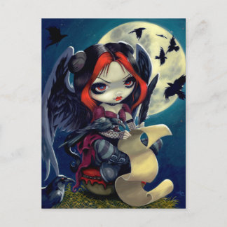 Postkarte "Once Upon a Midnight Dreary"