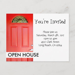 Postkarte "OPEN HOUSE"
