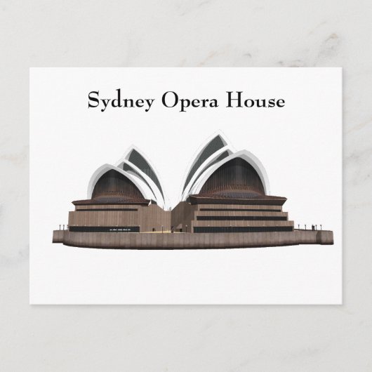 Postkarte: Opernhaus Sydney Postkarte (Vorderseite)