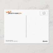 ‚Postkarte‘ (Orange) Postkarte (Rückseite)