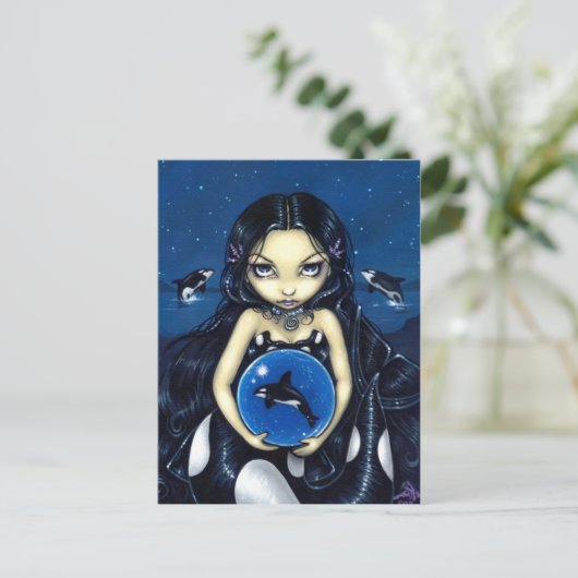 Postkarte "Orca Magic" (Stehend Vorderseite)