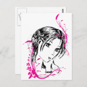 Postkarte - Orchid (Vorne/Hinten)