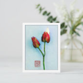 Postkarte Orientalischer Buds (Stehend Vorderseite)