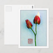Postkarte Orientalischer Buds (Vorne/Hinten)