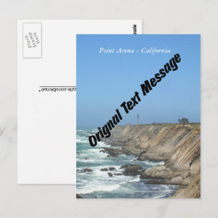 Postkarte - Originale Textnachricht