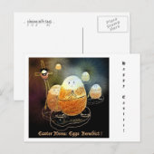 Postkarte Ostereier Benedict (Vorne/Hinten)