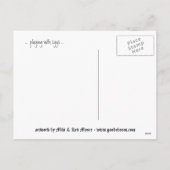 Postkarte Ostereier Benedict (Rückseite)