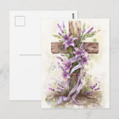 Postkarte Osterkreuz (Vorne/Hinten)