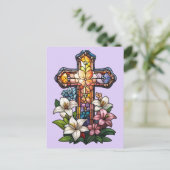 Postkarte Osterkreuz (Stehend Vorderseite)