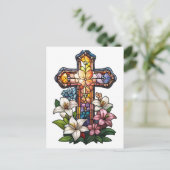 Postkarte Osterkreuz (Stehend Vorderseite)