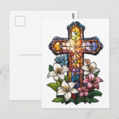Postkarte Osterkreuz (Vorne/Hinten)