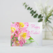 Postkarte Osterrosa Lippe (Stehend Vorderseite)