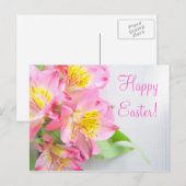 Postkarte Osterrosa Lippe (Vorne/Hinten)