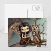 Postkarte "Owlyn" (Vorne/Hinten)