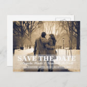 Postkarte - Paar Save the Date (Vorne/Hinten)