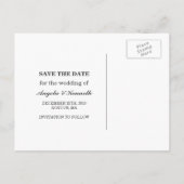 Postkarte - Paar Save the Date (Rückseite)