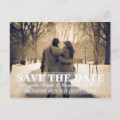 Postkarte - Paar Save the Date (Vorderseite)