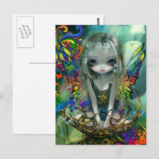 Postkarte "Paisley" (Vorne/Hinten)