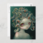 Postkarte "Pale Medusa" (Vorne/Hinten)