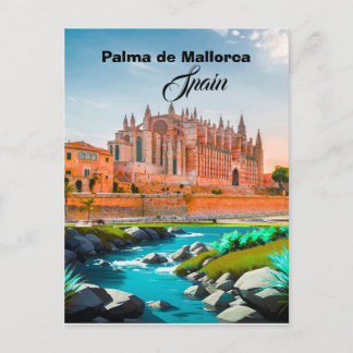 Postkarte Palma de Mallorca Spanien Reise Andenken