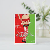 Postkarte Paperback: Mistletoe Missy (Stehend Vorderseite)