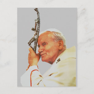 Postkarte Papst Heiliger Johannes Paul II.
