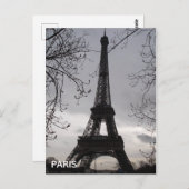 Postkarte Paris (Vorne/Hinten)