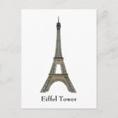 Postkarte: Paris: Eiffel Tower Postkarte (Vorderseite)
