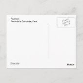 Postkarte Paris Fossilienmuseum (Rückseite)