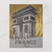 Postkarte Paris Frankreich Arc de Triomphe (Vorderseite)