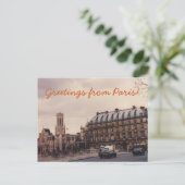 Postkarte Paris Street (Stehend Vorderseite)