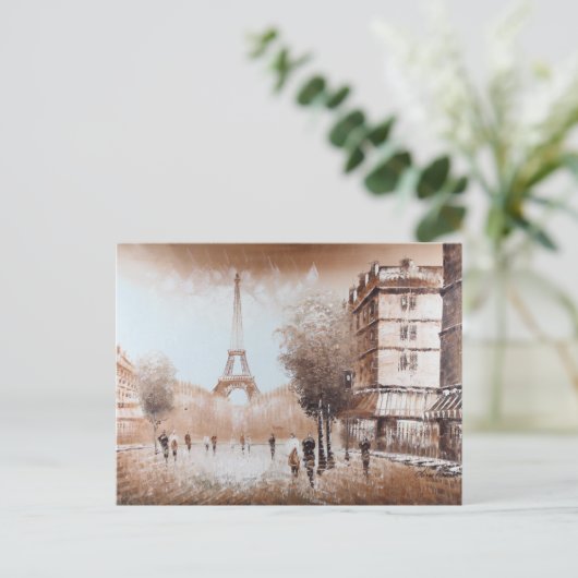 Postkarte Paris Streets (Stehend Vorderseite)