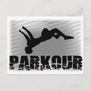 Postkarte Parkour