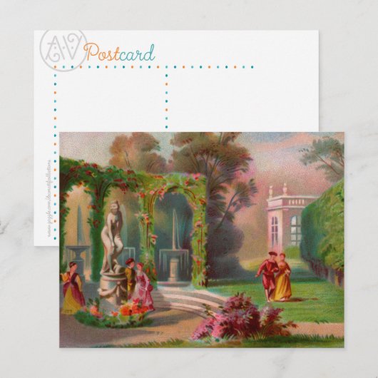 Postkarte Parkplatz (Vorne/Hinten)