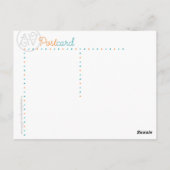 Postkarte Parkplatz (Rückseite)