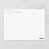 Postkarte Parkplatz (Rückseite)