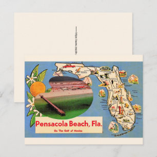 Postkarte Pensacola Beach FL