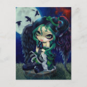 Postkarte "Perched and Sat and Nothing More" (Vorderseite)