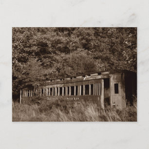 Postkarte ~ Personenwagen ~ Geist der Vergangenhei