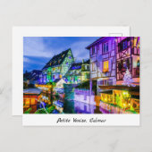Postkarte, Petite Venise in Colmar Postkarte (Vorne/Hinten)