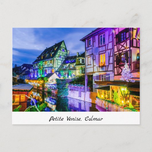 Postkarte, Petite Venise in Colmar Postkarte (Vorderseite)